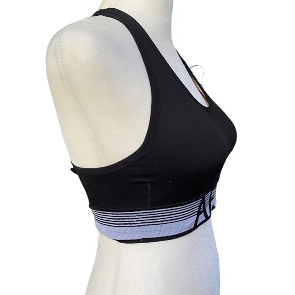 AEROPOSTALE Black Logo Band Racerback Sports Bra - Picture 3 of 10